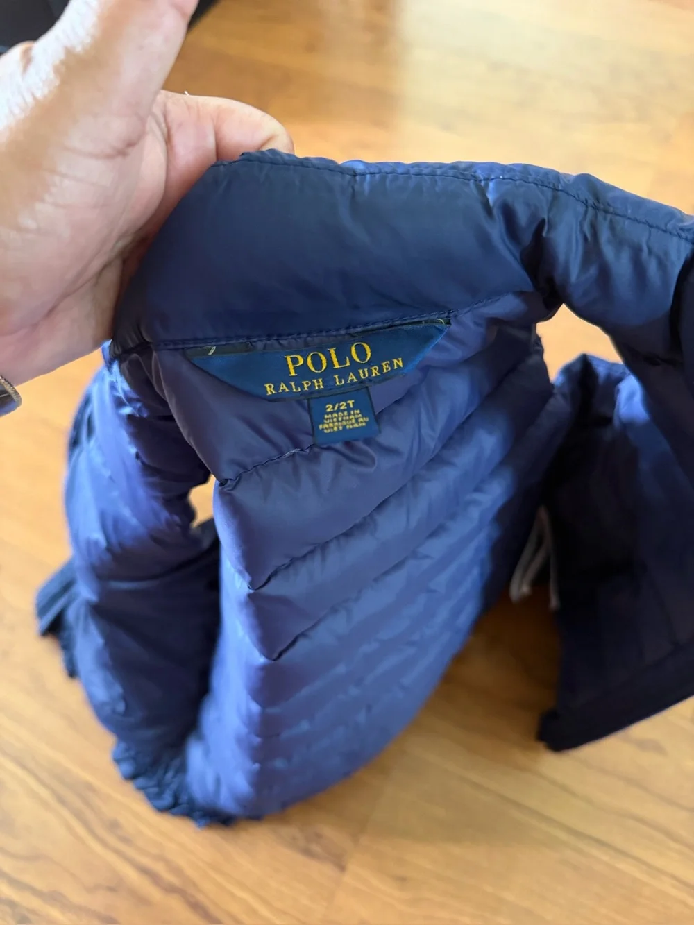 Polo by Ralph Lauren Boys Navy Quilted Puffer Vest